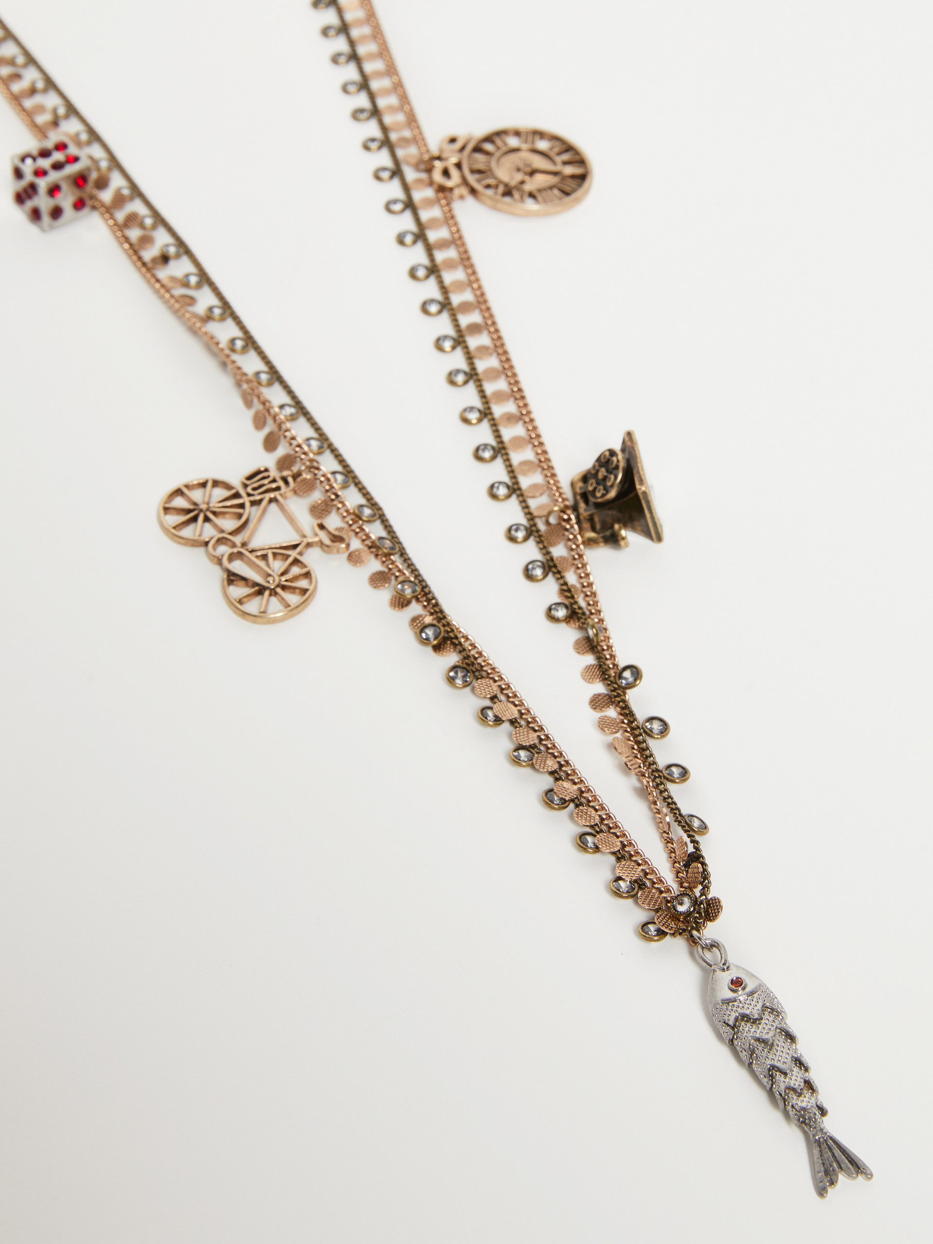 Weekend Max Mara Athenaeum Necklace With Charm In Gold