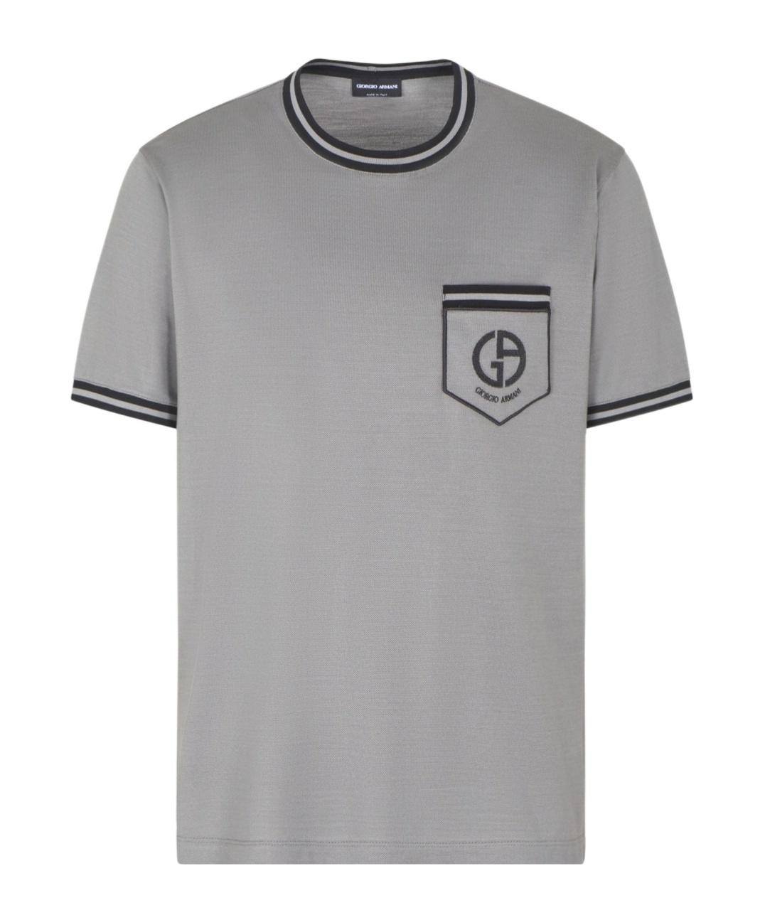 Giorgio Armani Short-sleeved T-shirt In Gray