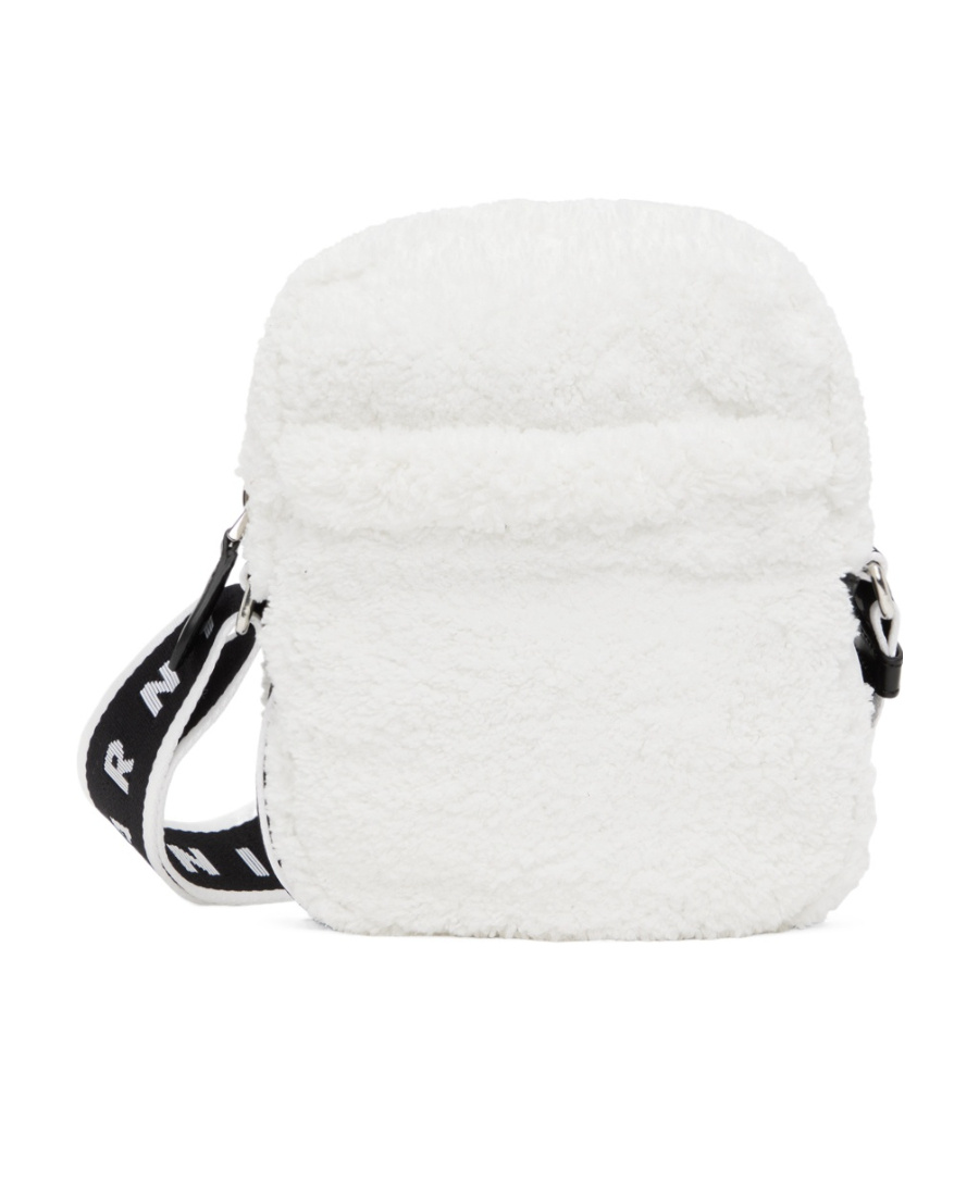 Marni Braided And Spliced Shoulder Bag In White