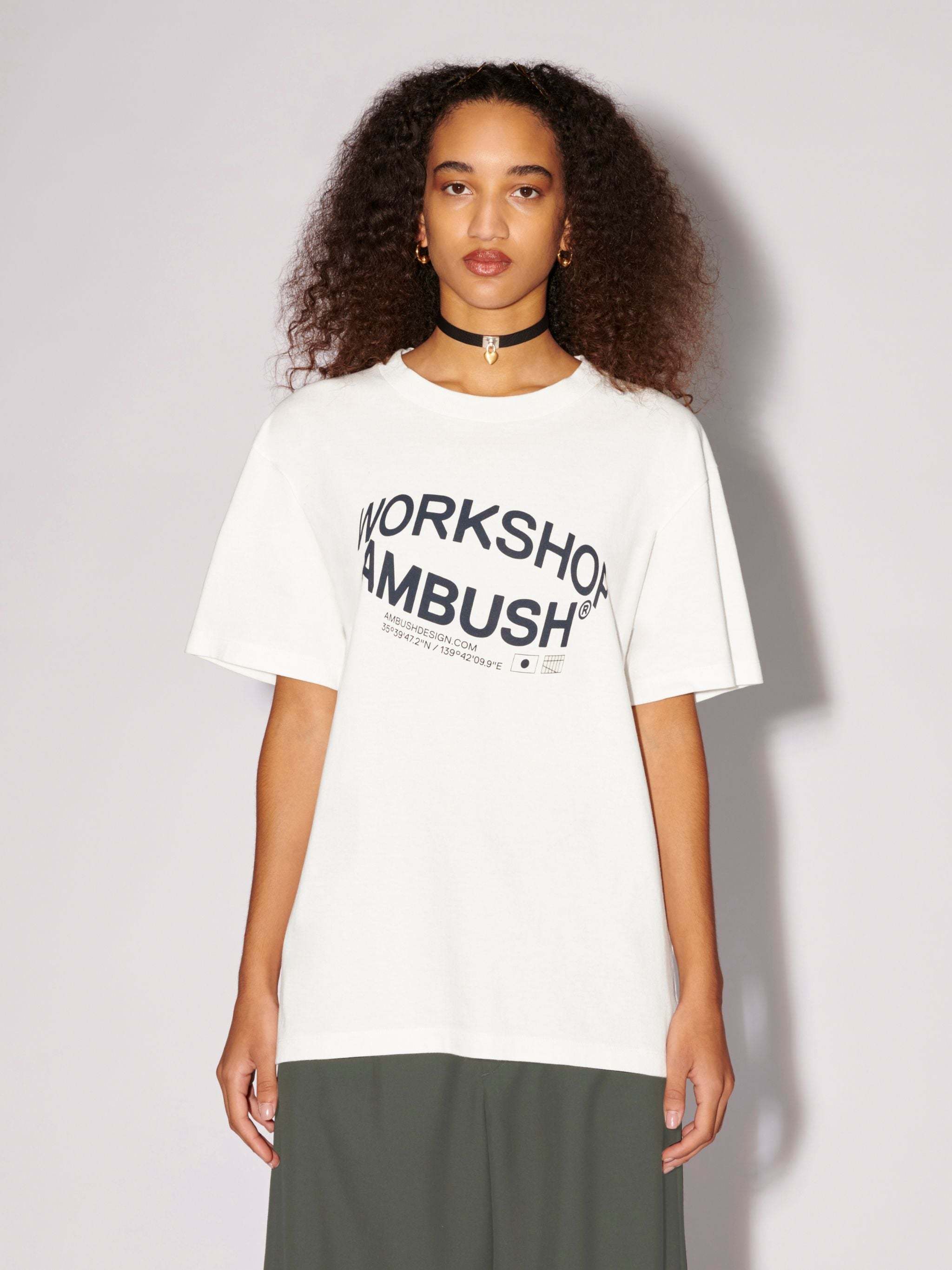 Shop Ambush Revolve Logo-print T-shirt In White
