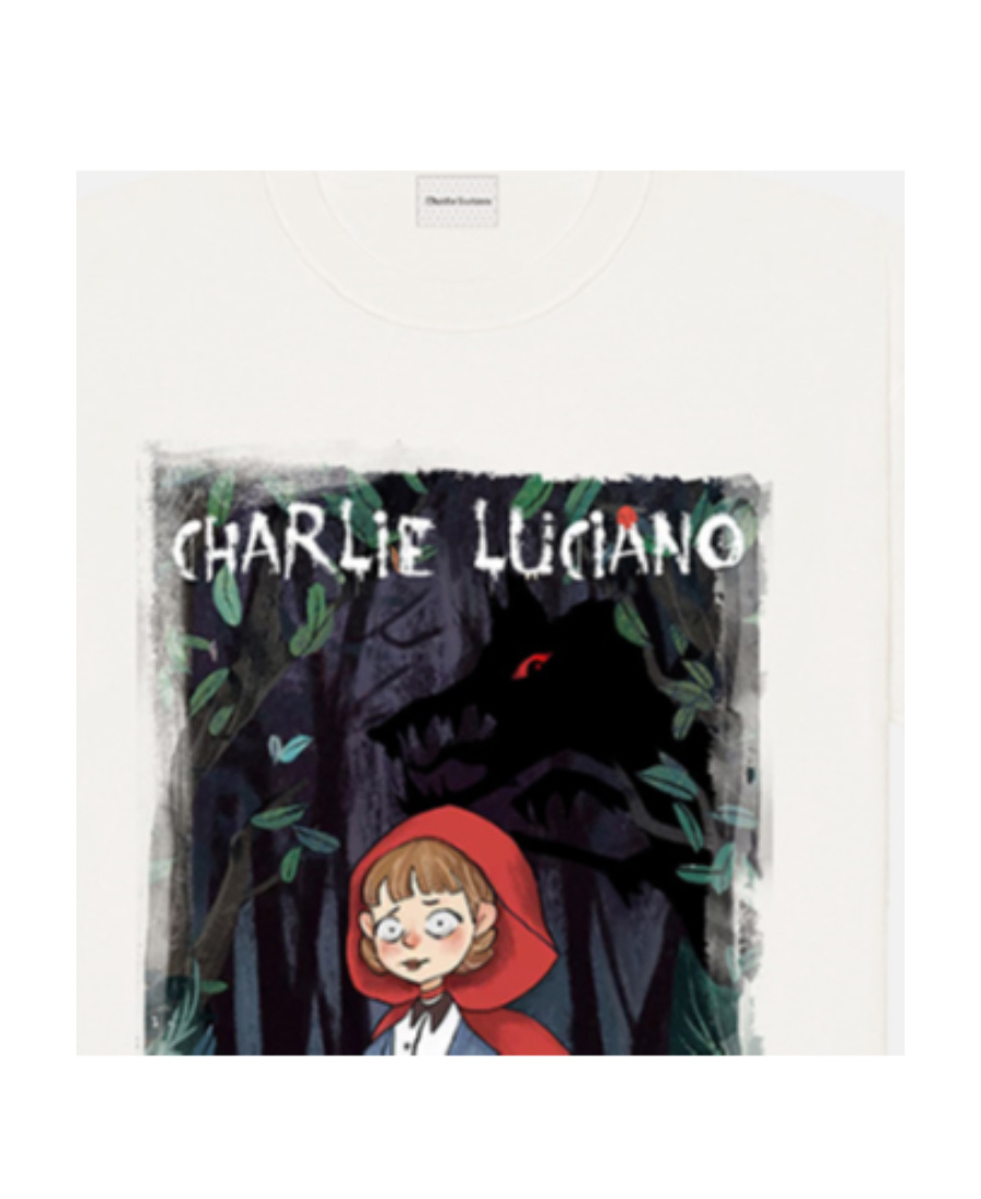 Charlie Luciano Logo T-shirt In White