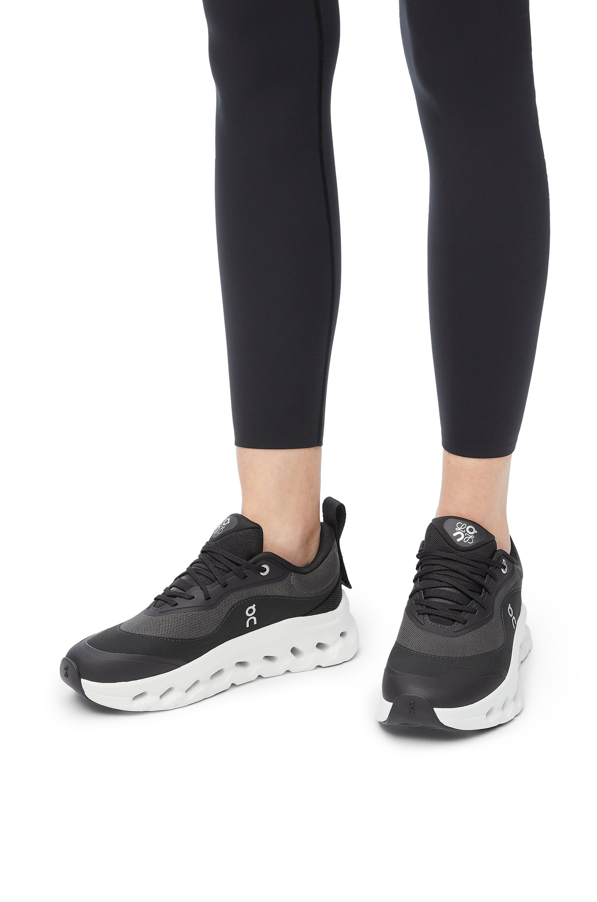 Loewe X On Cloudtilt Colorblock Runner Sneakers In Black