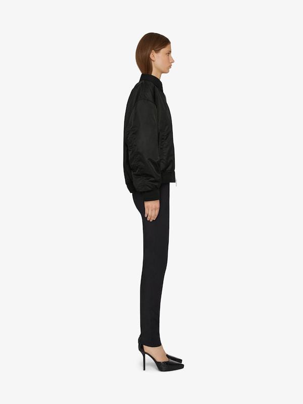 Givenchy Multi-pocket Zipped Bomber Jacket In Black