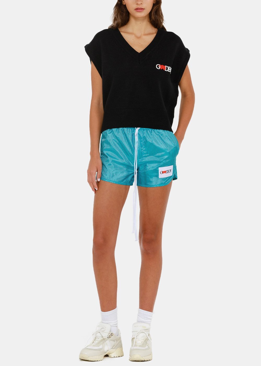 Xoxogoodboy Logo Shorts In Brown