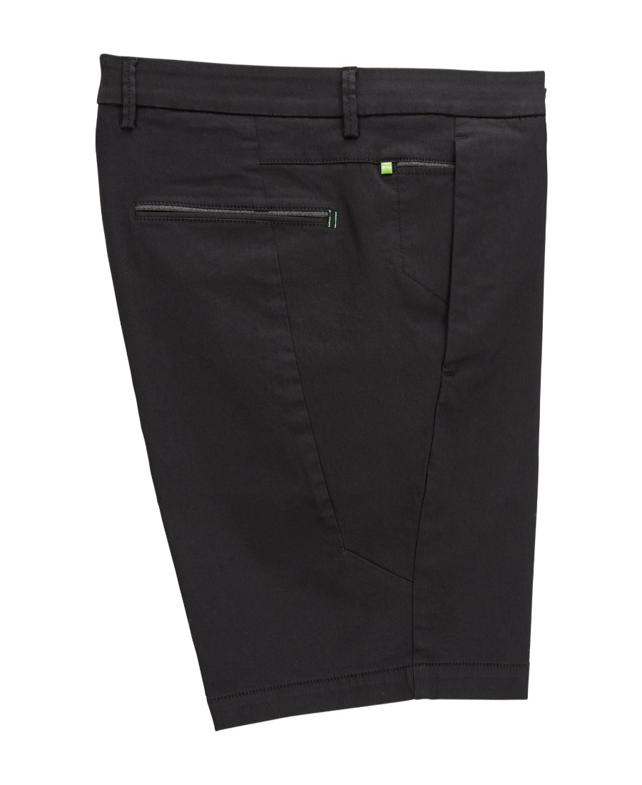Hugo Boss Button Slim Shorts In Black