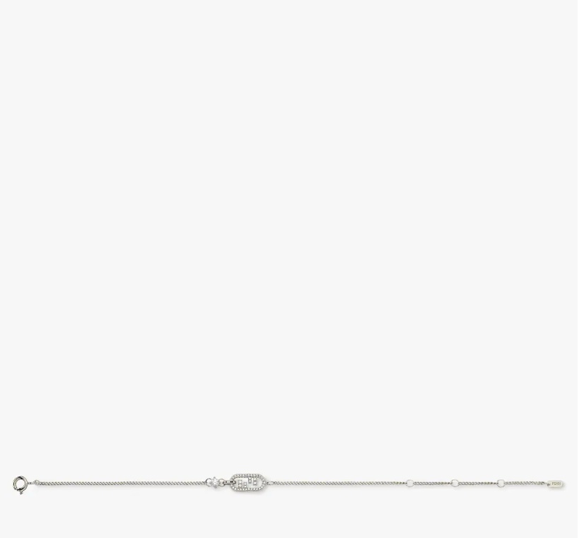 Fendi Silver-coloured Bracelet In White