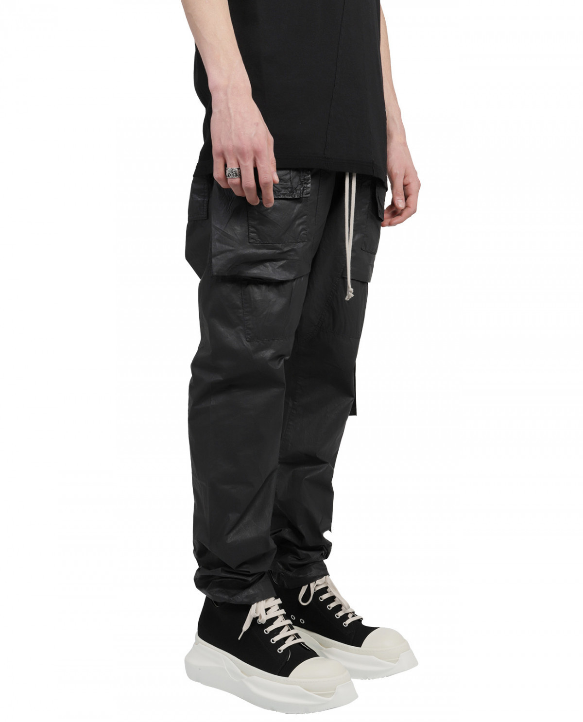 Rick Owens Drkshdw Phlegethon Straight-leg Trousers In Black