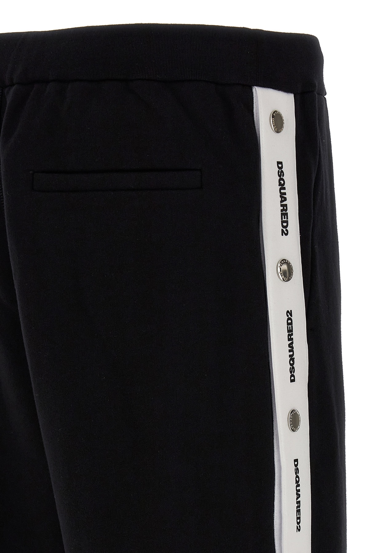 Shop Dsquared2 Burbs Logo-tape Track Pants In Black