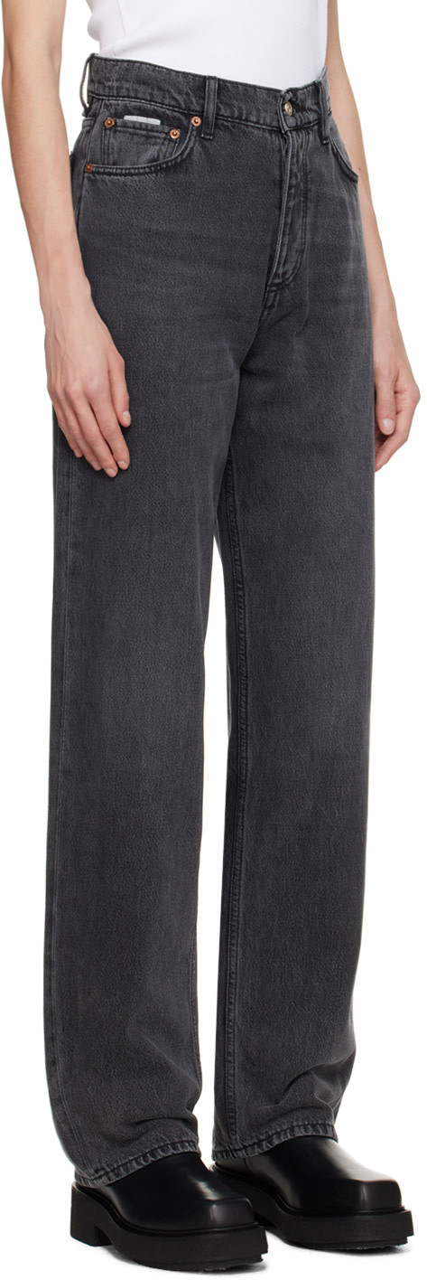 Eytys Black Avalon Jeans In Black