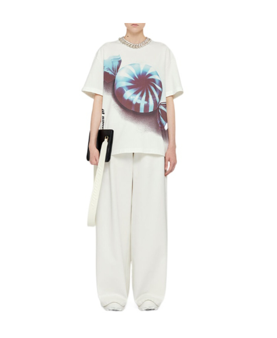 JIL SANDER GRAPHIC-PRINT COTTON T-SHIRT 