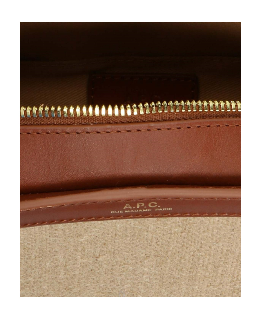 Apc Demi-lune Crossbody Bag In Brown