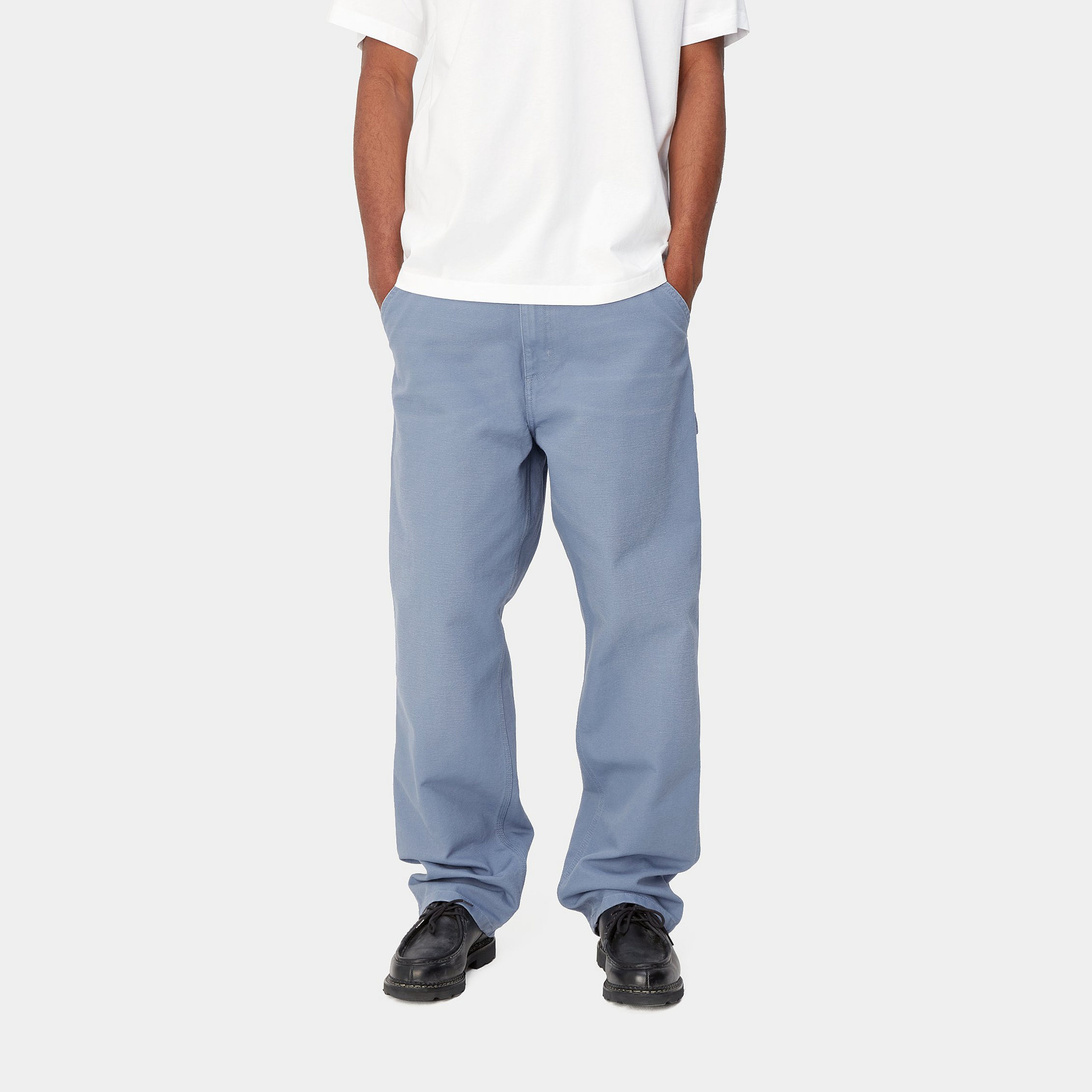 Carhartt Wip Bay Trousers Single Knee In Blue