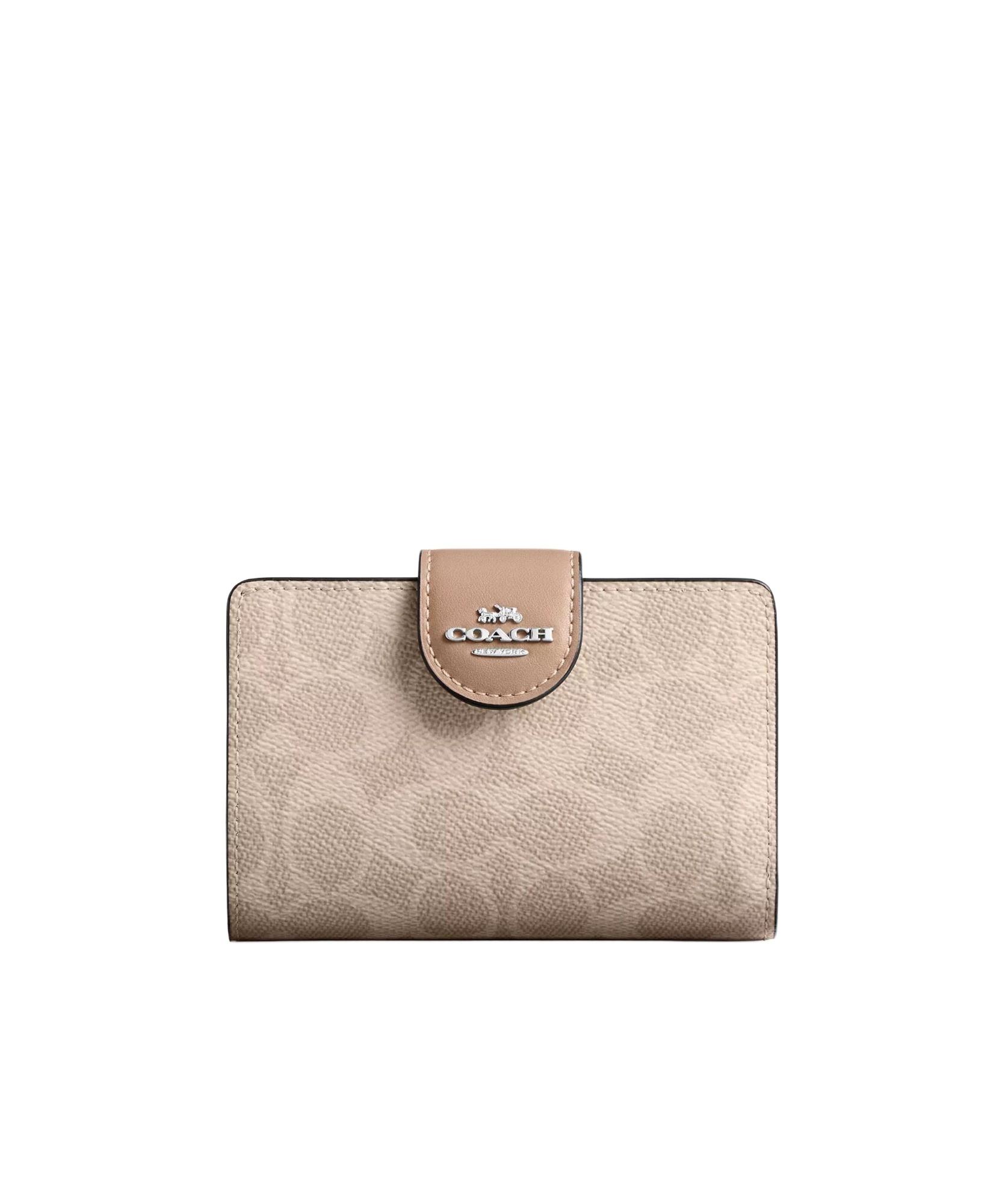 Coach Logo Wallet In Nude