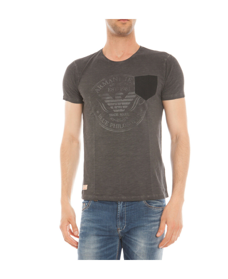ARMANI JEANS LOGO DETAILS T-SHIRT