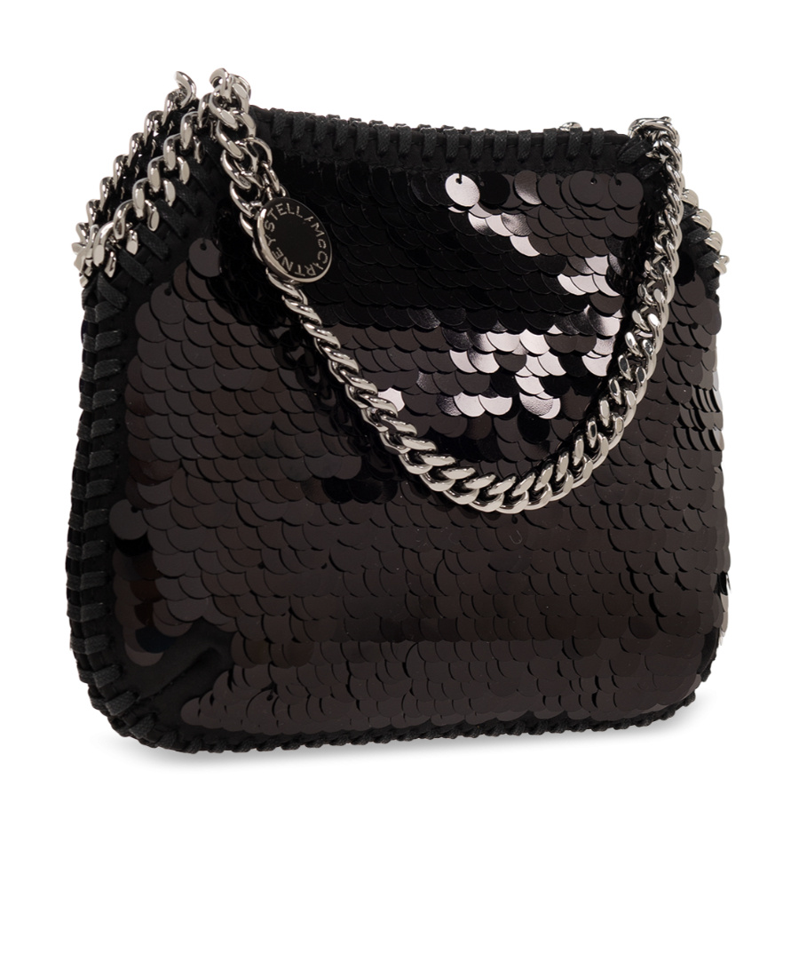 Stella Mccartney Falabella Mini Shoulder Bag In Black
