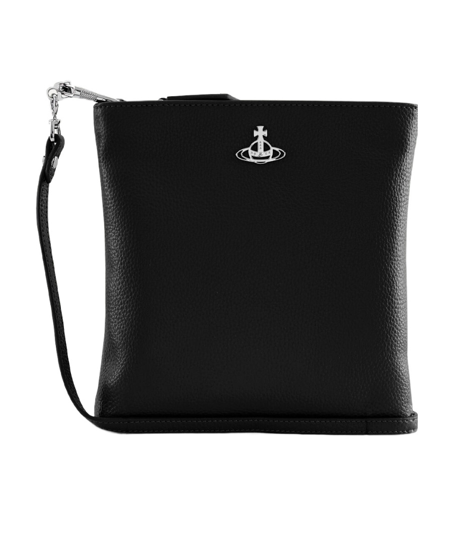 Vivienne Westwood Squire Square Crossbody Bag In Black