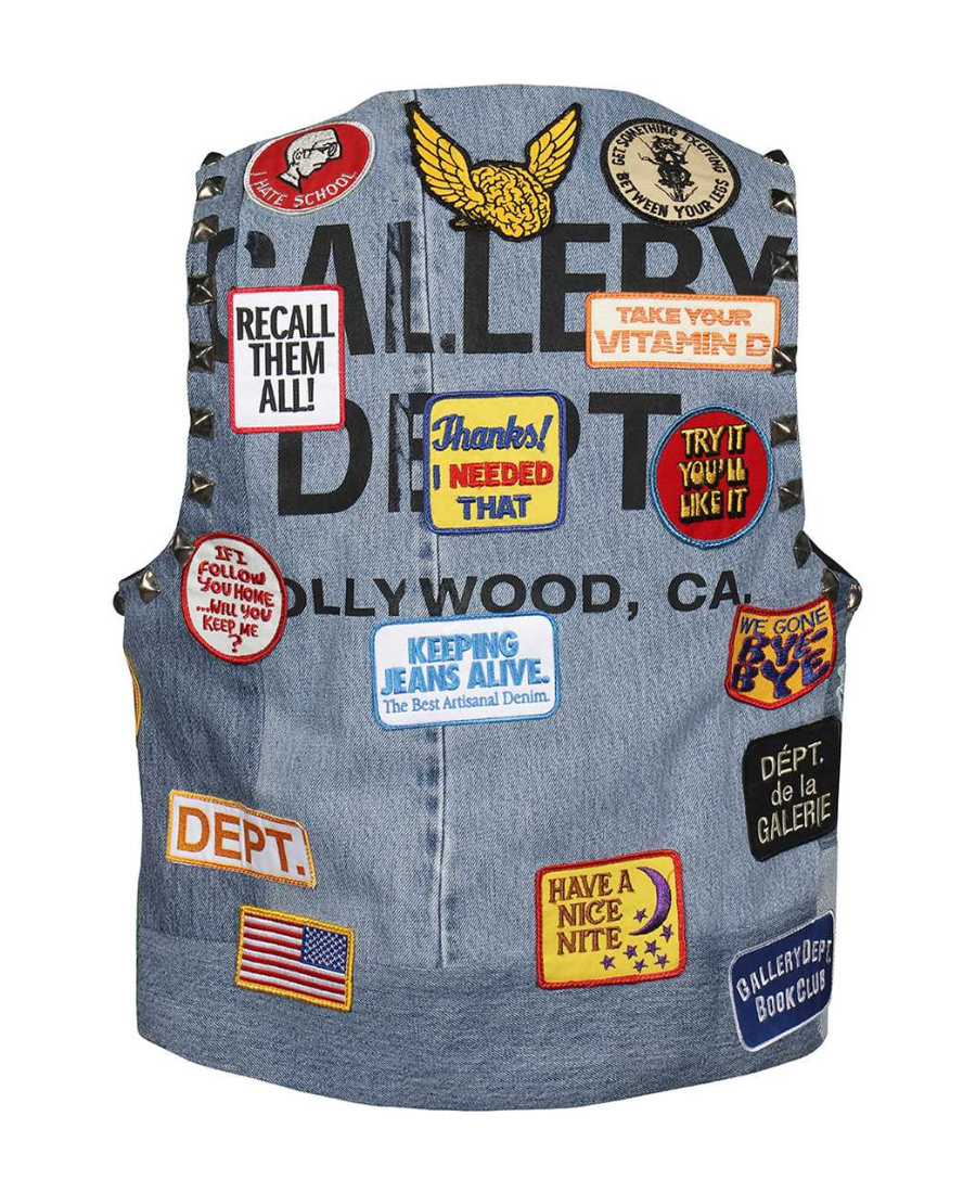 Gallery Dept. Single-breasted Vest In Blue