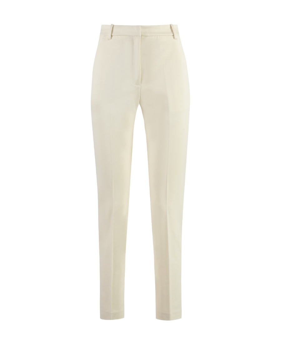 Pinko Bello Straight-leg Trousers In Nude