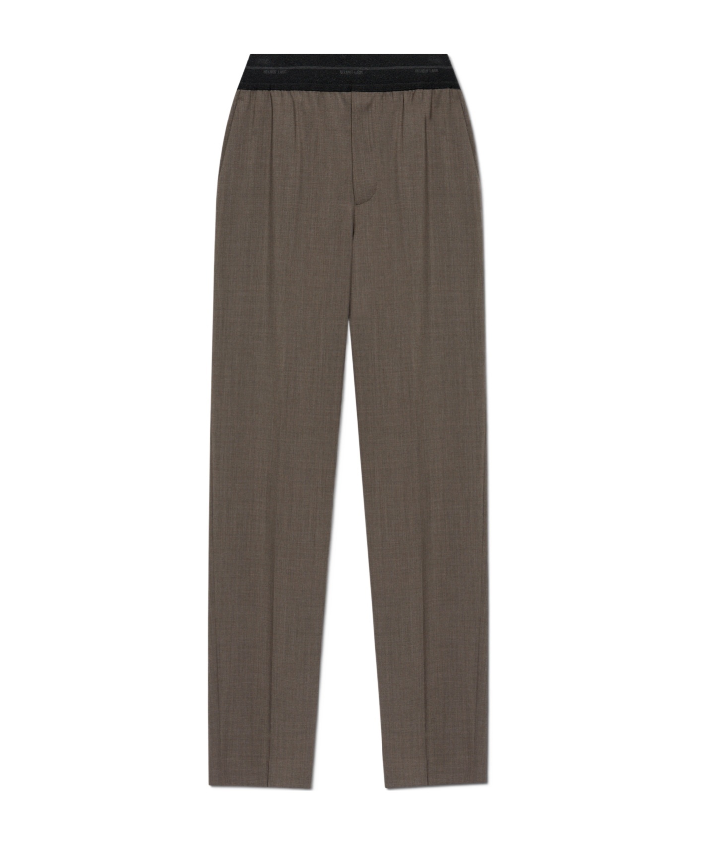 Helmut Lang Tapered Trousers In Brown