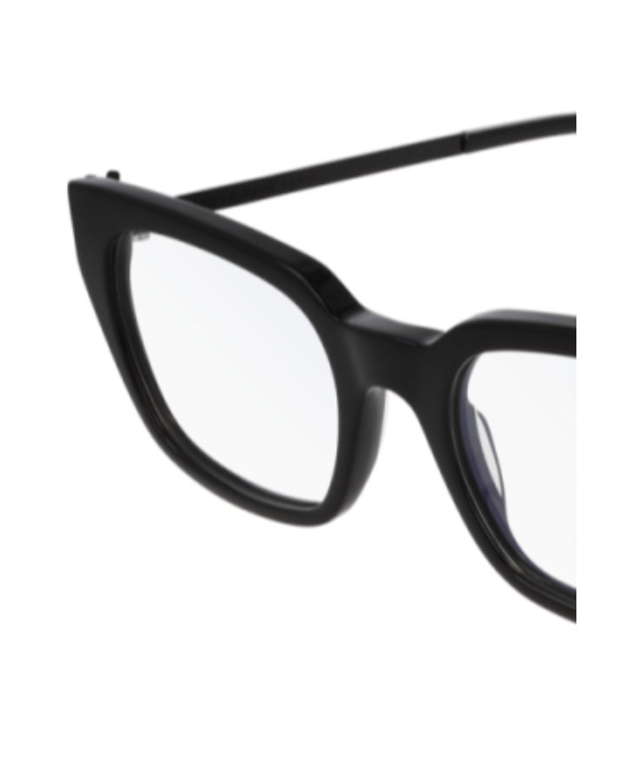 Saint Laurent Large-frame Flat Mirror In Black