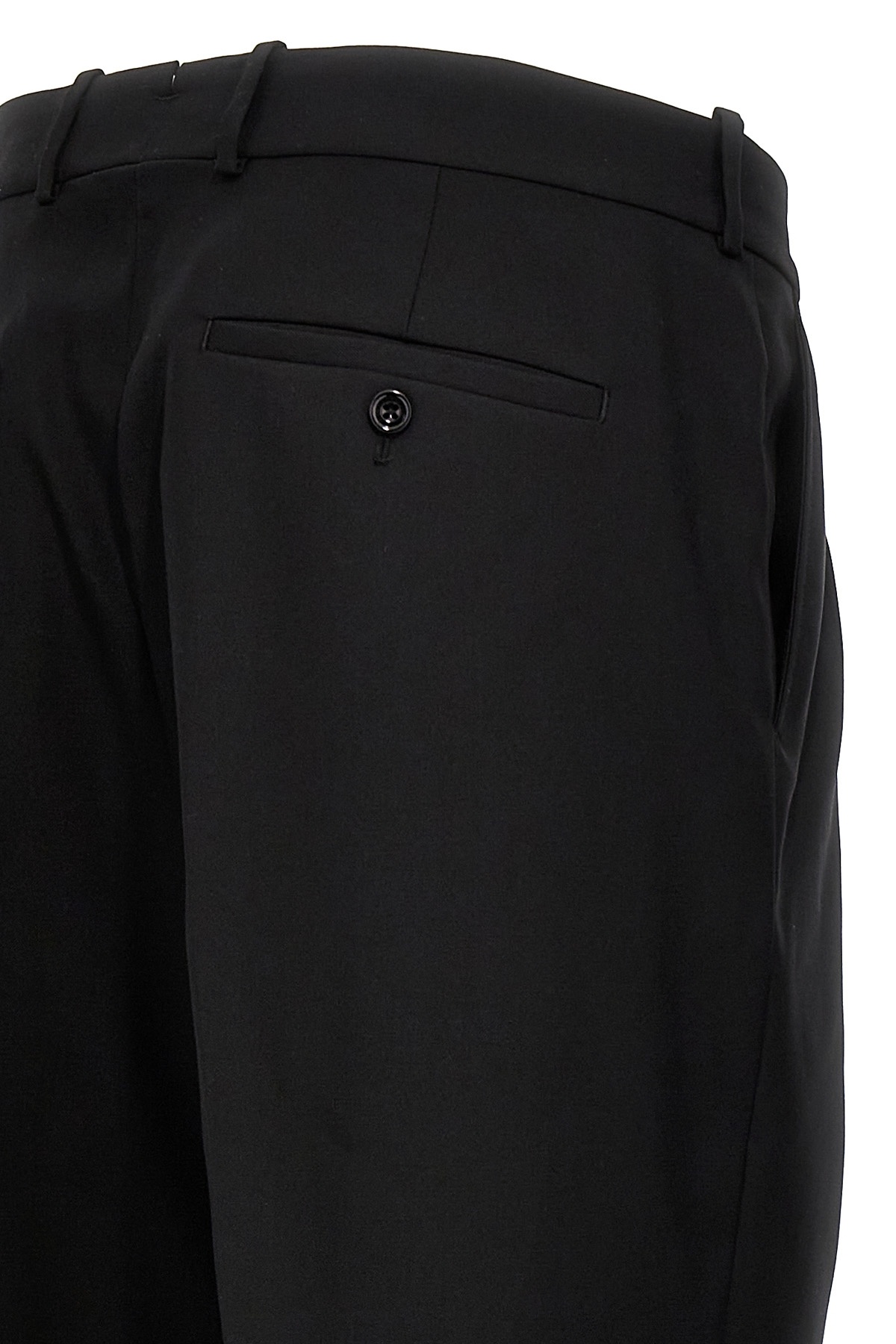 Alexander Mcqueen Alexander Mc Queen Organic Cotton Trousers In Black