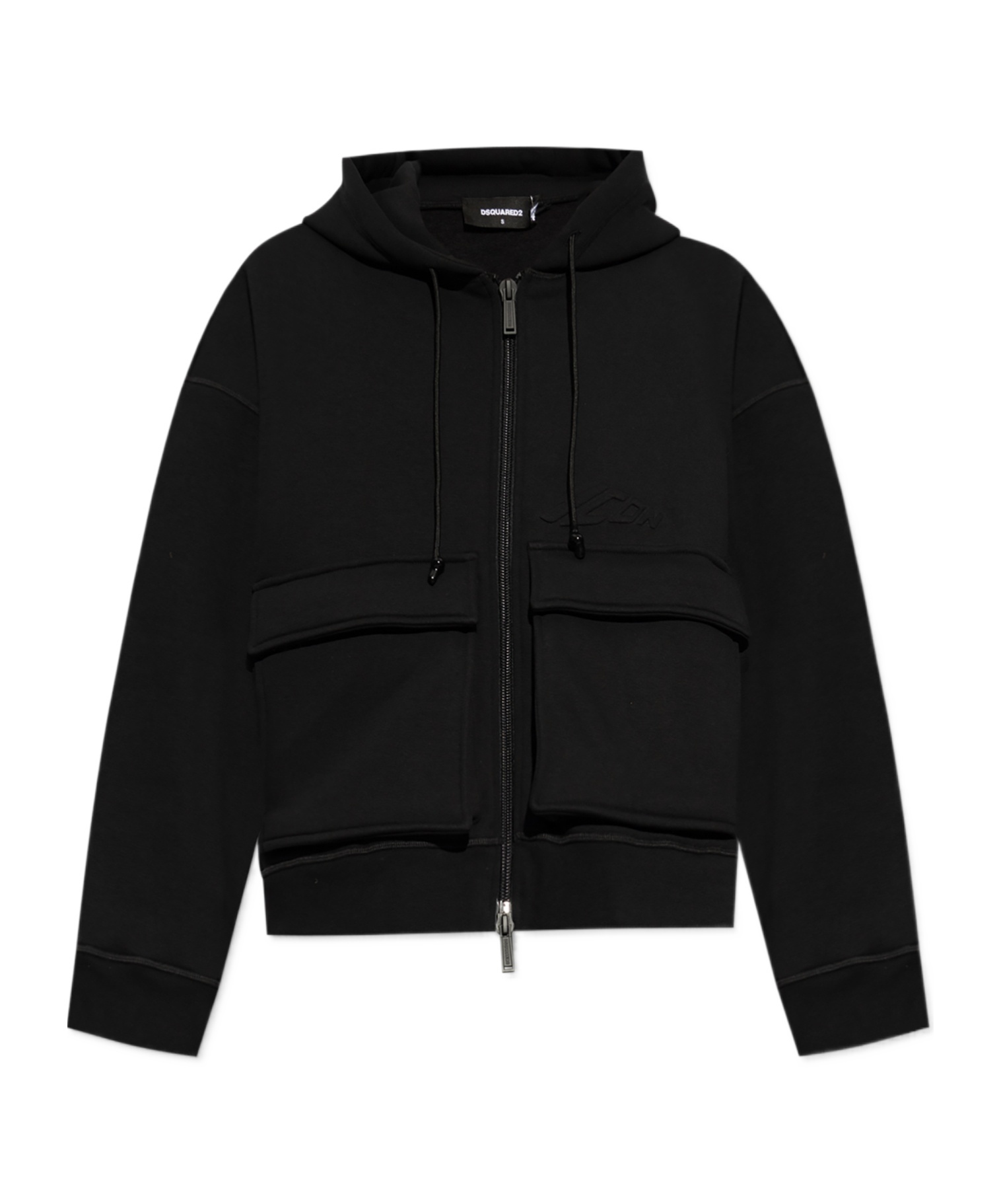 Dsquared2 Long-sleeved Sweater In Black