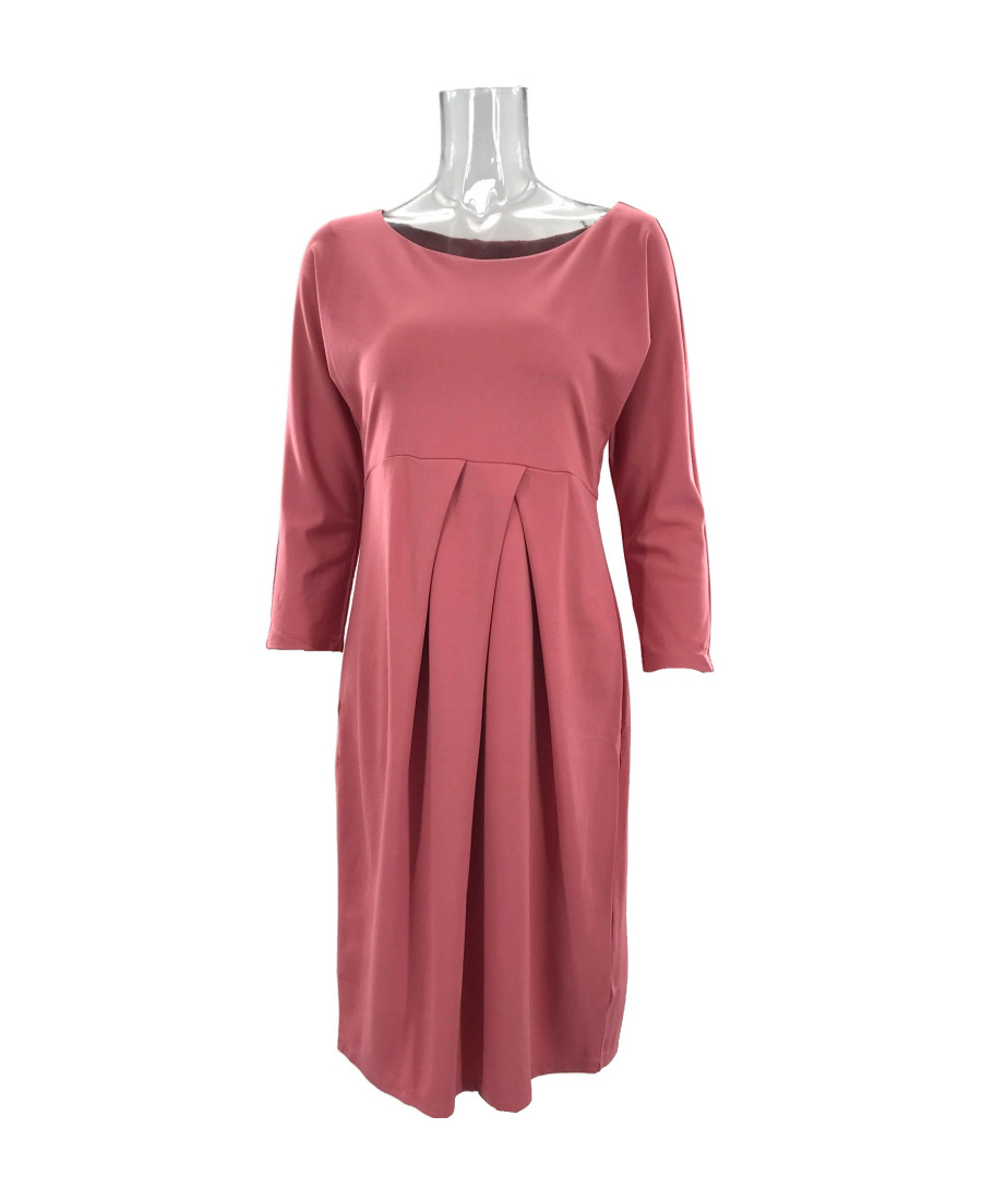 Weekend Max Mara Pleated Dress In Red