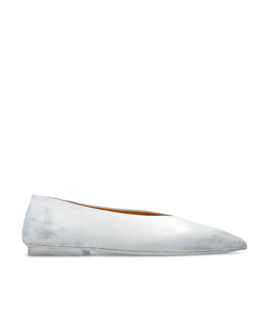 Marsèll Marsell Leather Ballet Flats In White