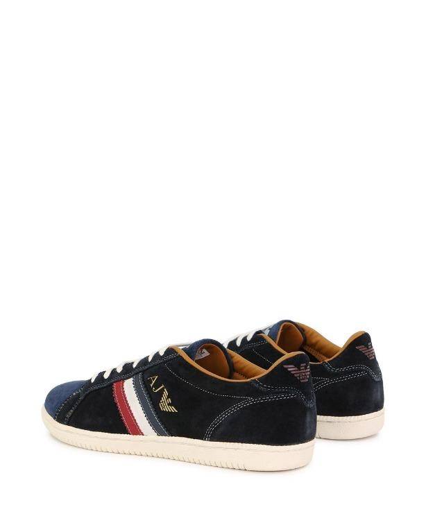 ARMANI JEANS LOGO DETAILS CASUAL SPORTS SHOES