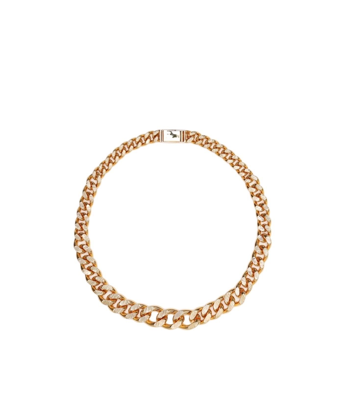 Jil Sander Cable Chain Necklace In Yellow
