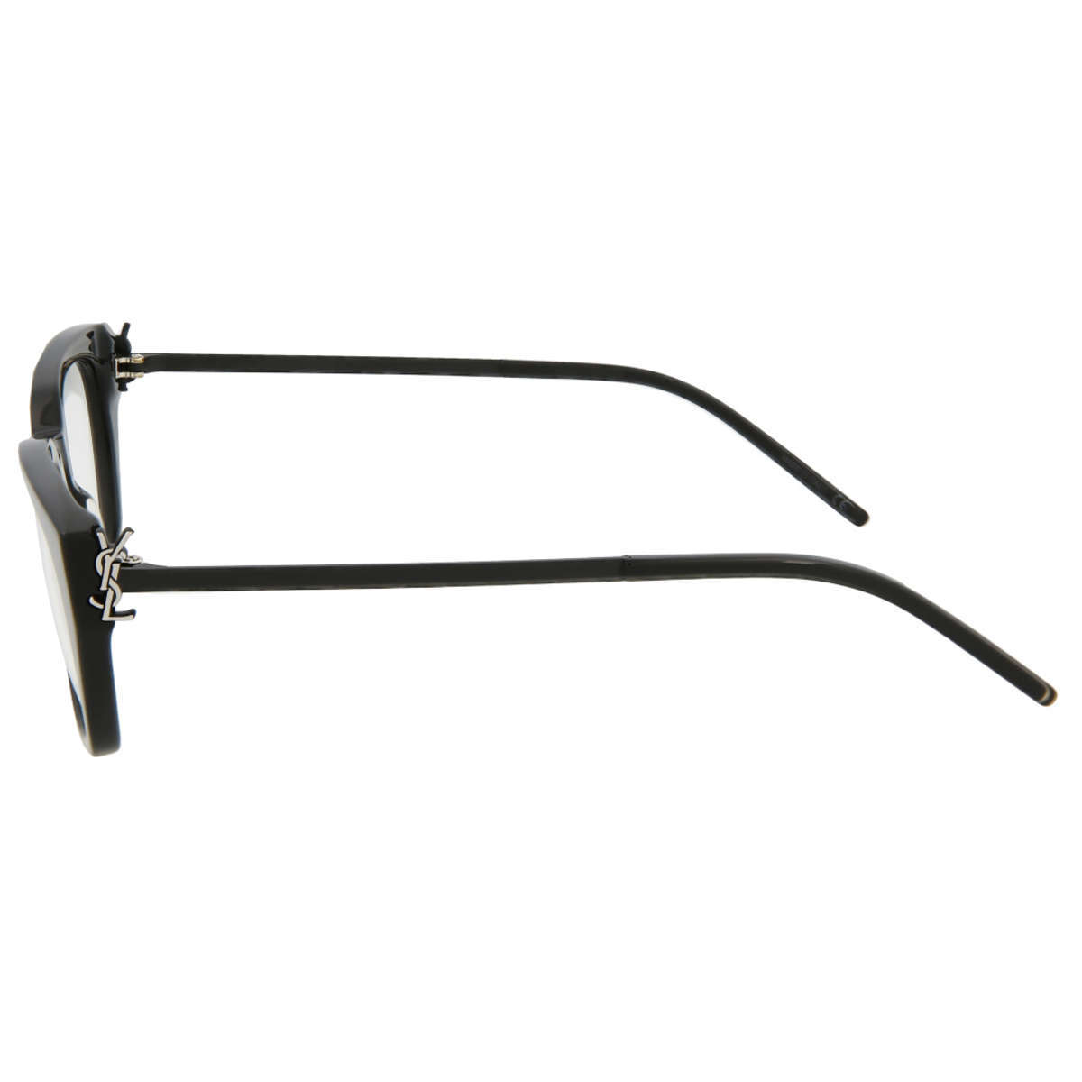 Saint Laurent Logo Flat Mirror In Black