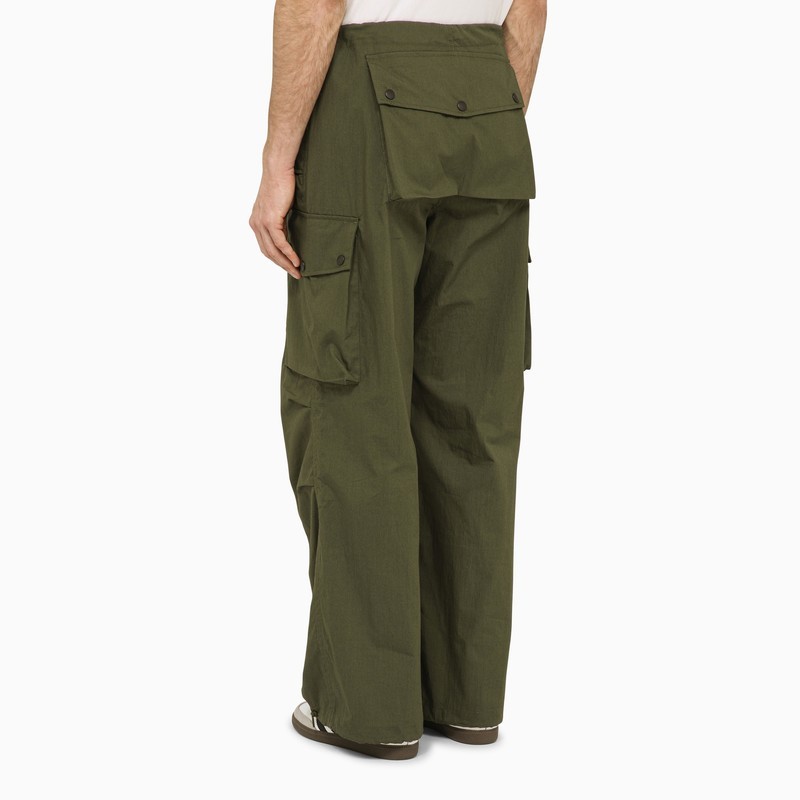 Shop Needles Multi-pocket Casual Pants In Green