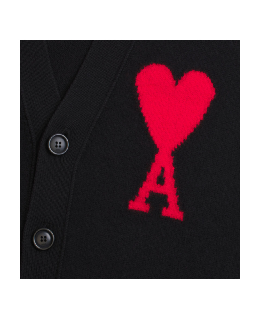 Ami Alexandre Mattiussi Ami Paris Sweaters In Black