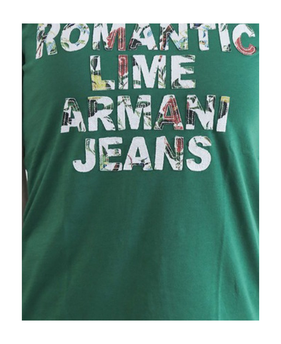 ARMANI JEANS ROUND-NECKED LOGO T-SHIRT