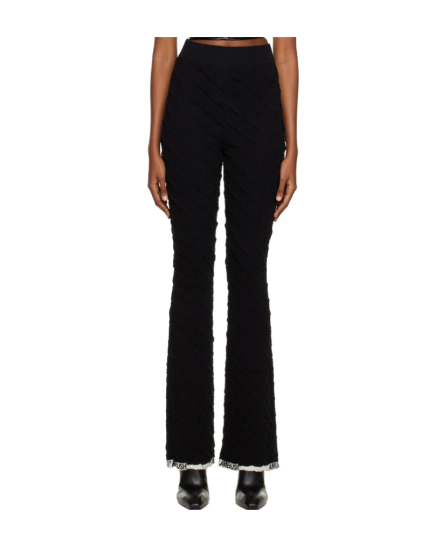Ambush Black Monogram Lounge Pants In Black