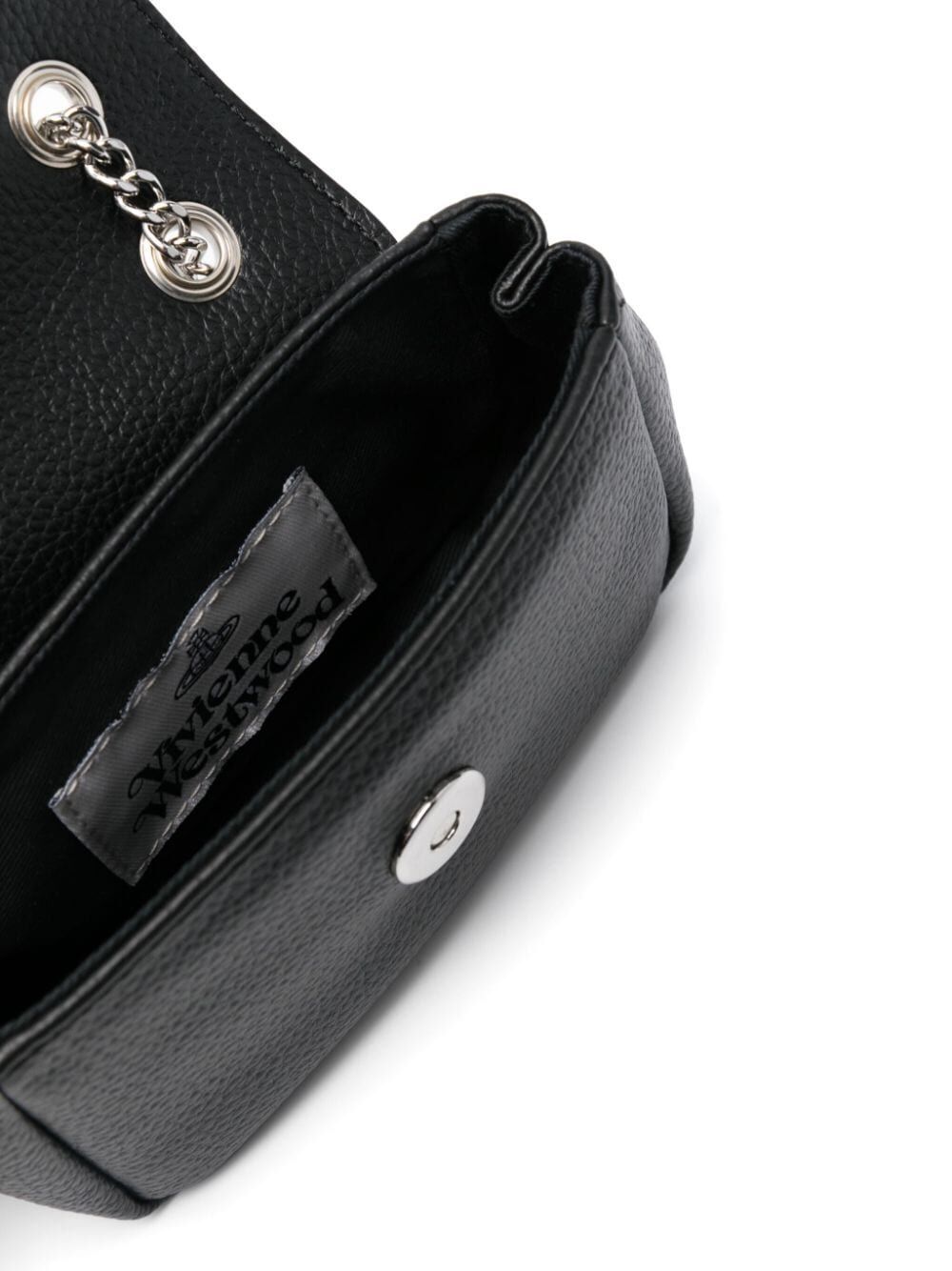 Vivienne Westwood Logo Cross-body Bag In Black