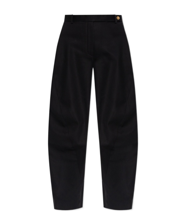 Versace Belt Loops Slacks In Black