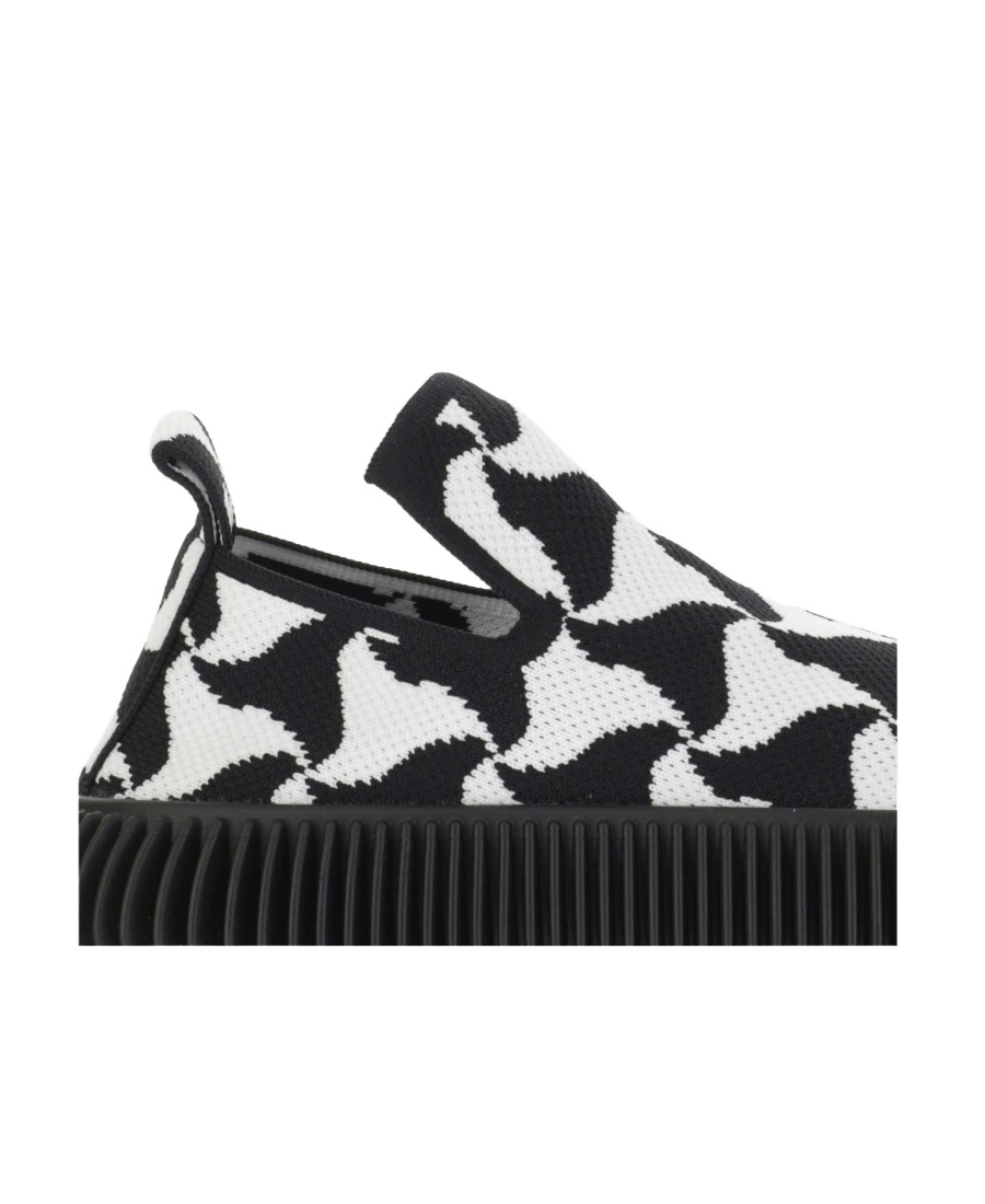 Bottega Veneta Phantom Tech Knit Slip-on Sneakers In Black