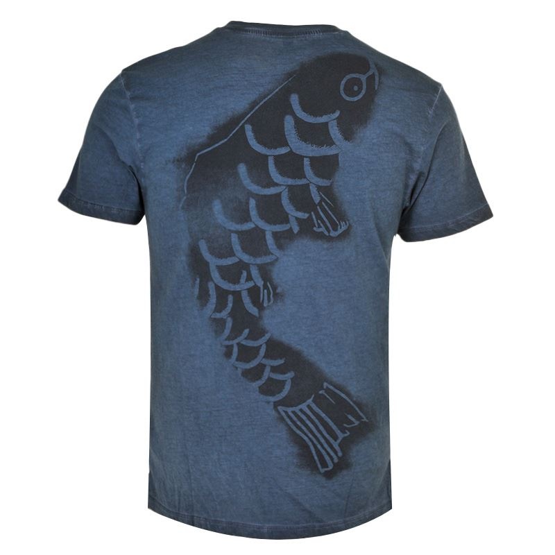 Armani Jeans Logo Detail T-shirt In Blue