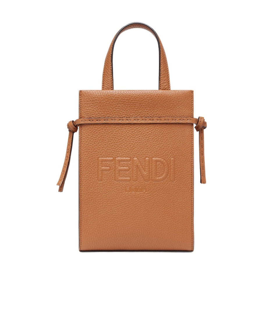 Fendi Go To Shopper Mini Bag In Brown
