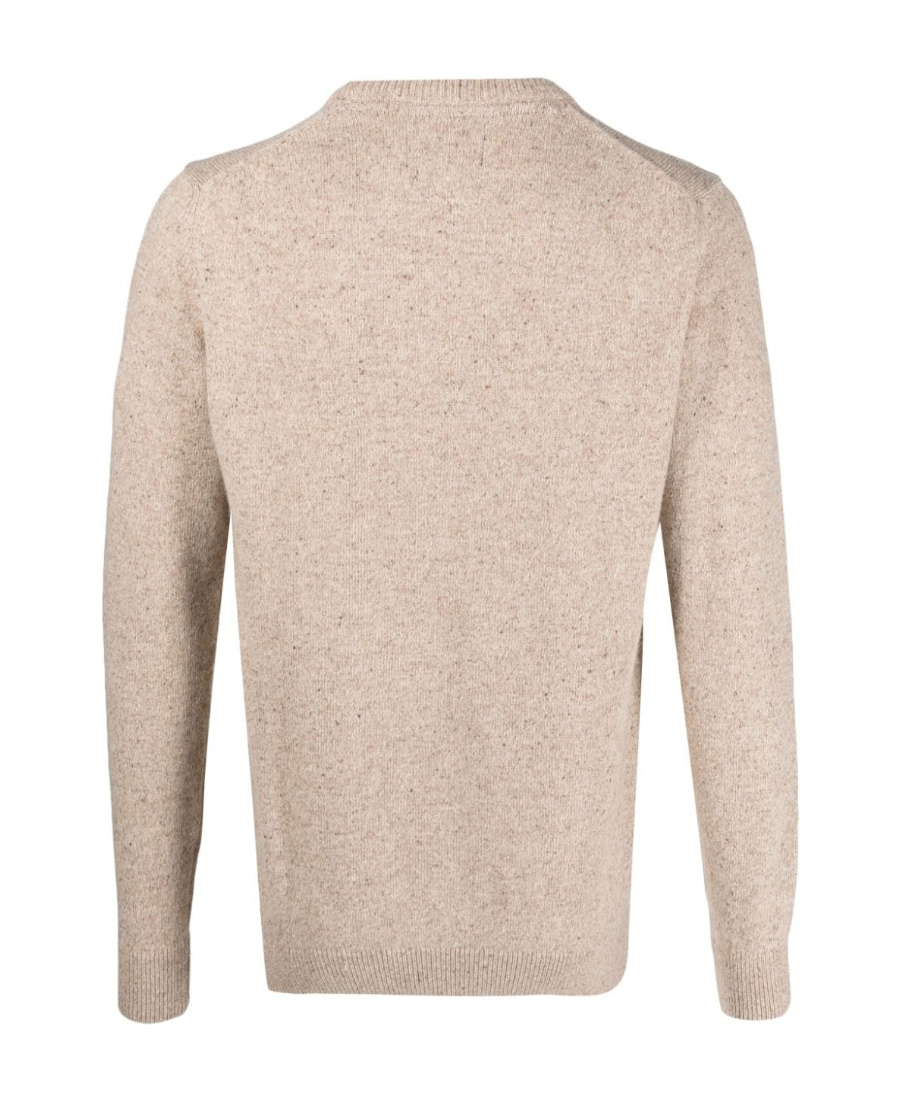 Barbour Essential Tisbury Sweater With Relaxed Fit In Nude