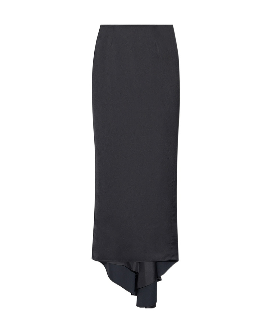 Balenciaga Floor-length Maxi Skirt In Black
