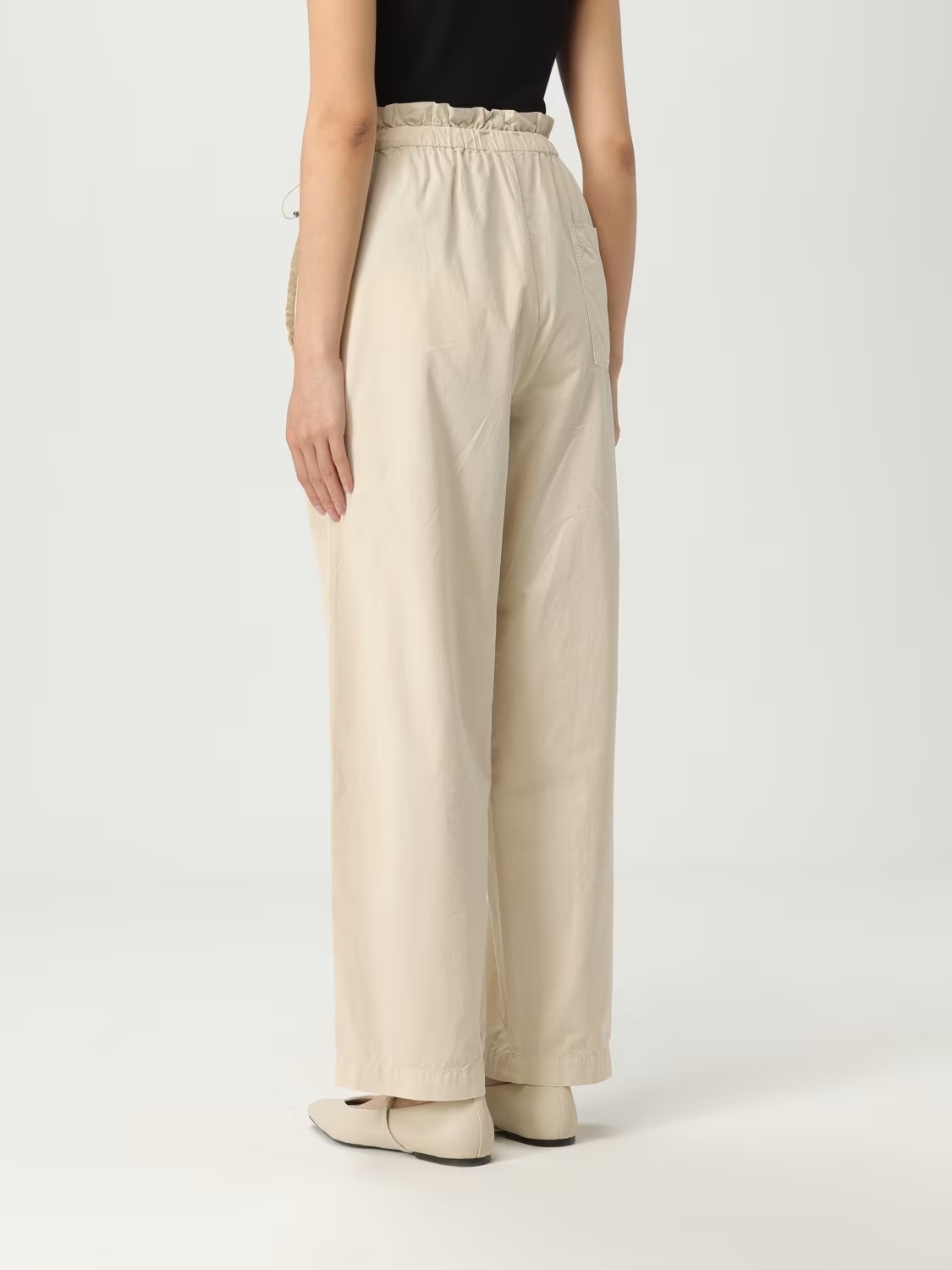 Shop Woolrich Elastic Waistband Casual Pants