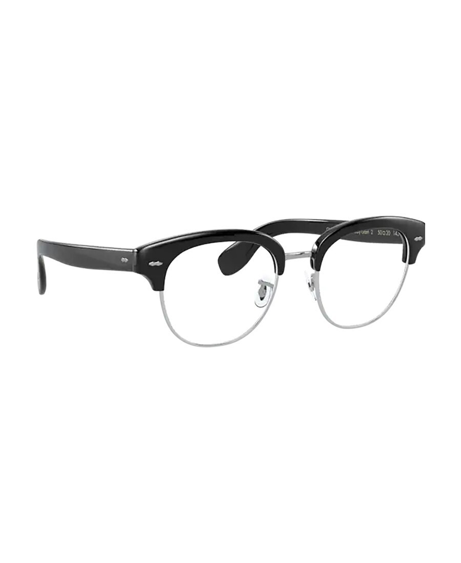 Oliver Peoples Round Frame Glasses In Black