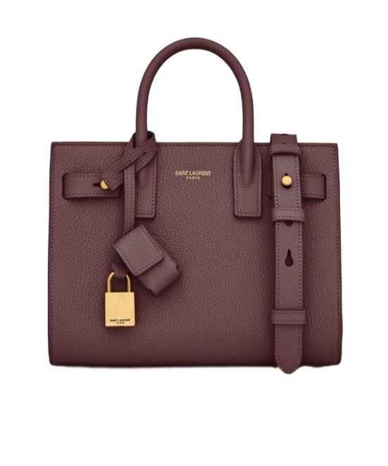 Saint Laurent Sac De Jour Shoulder Bag In Red