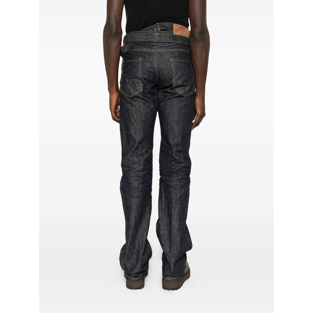 Dsquared2 Belt Loop Jeans In Black