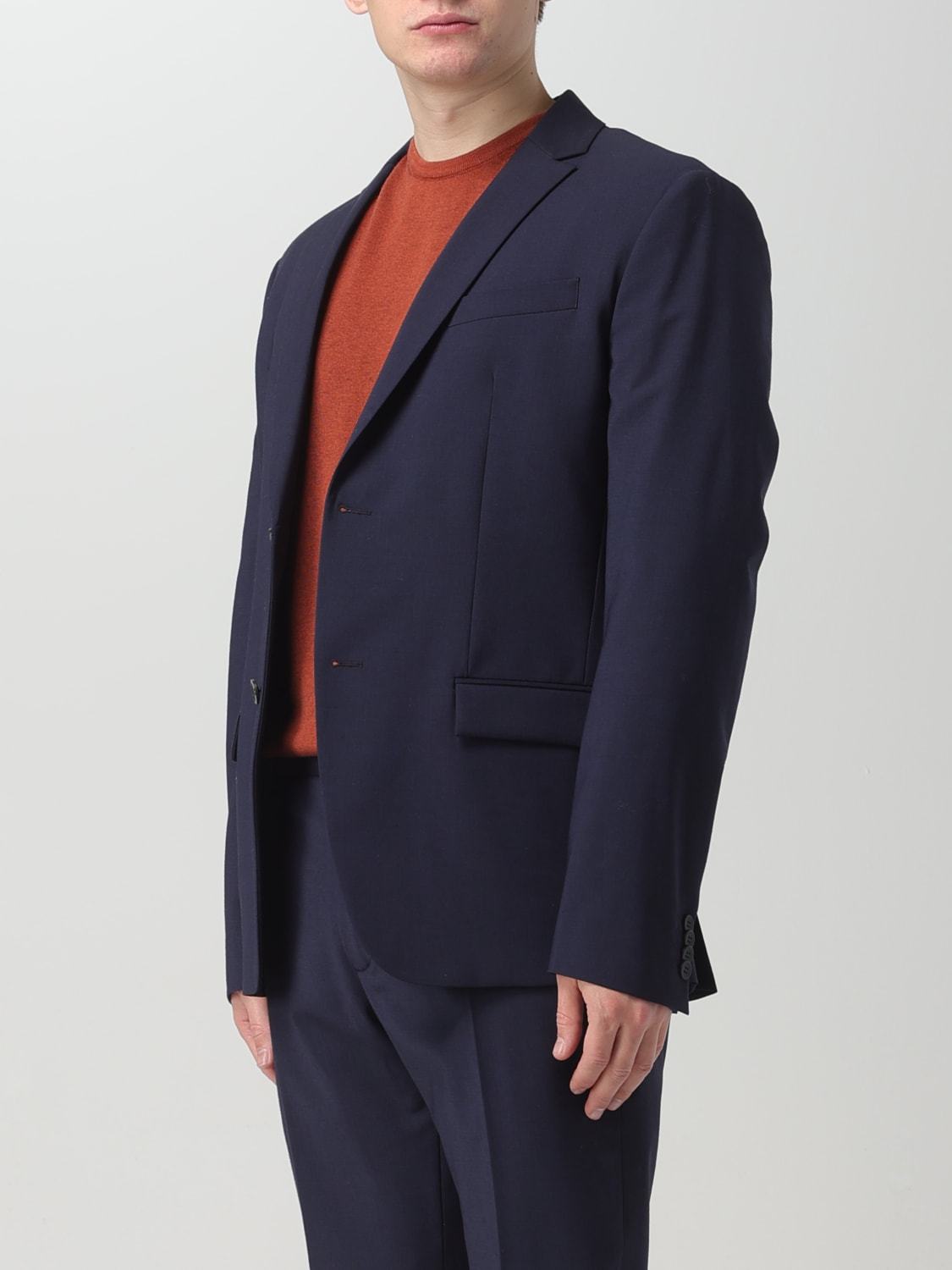 Calvin Klein Twill-weave Single-breasted Blazer In Black