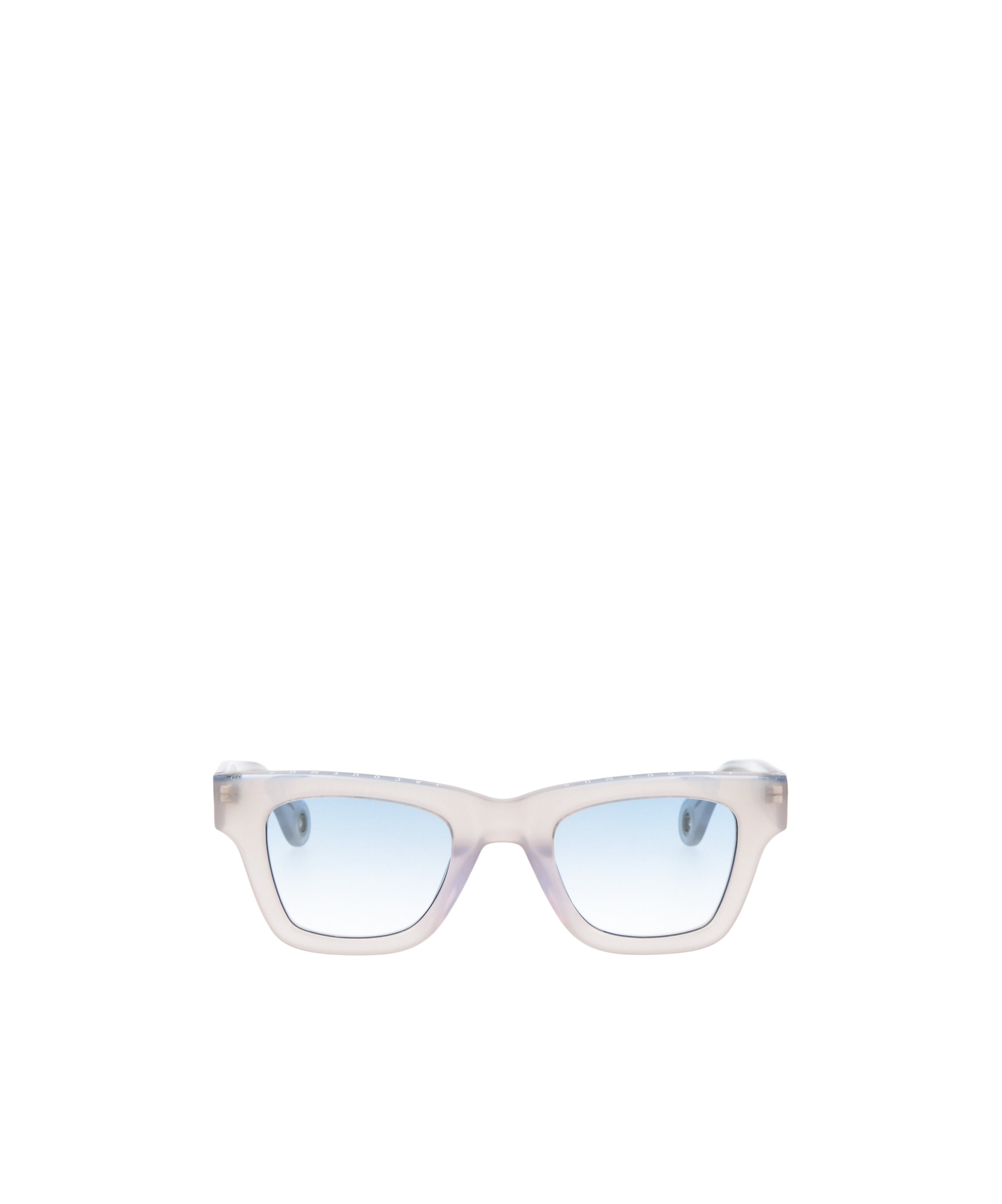 Jacquemus Rectangular Sunglasses In White