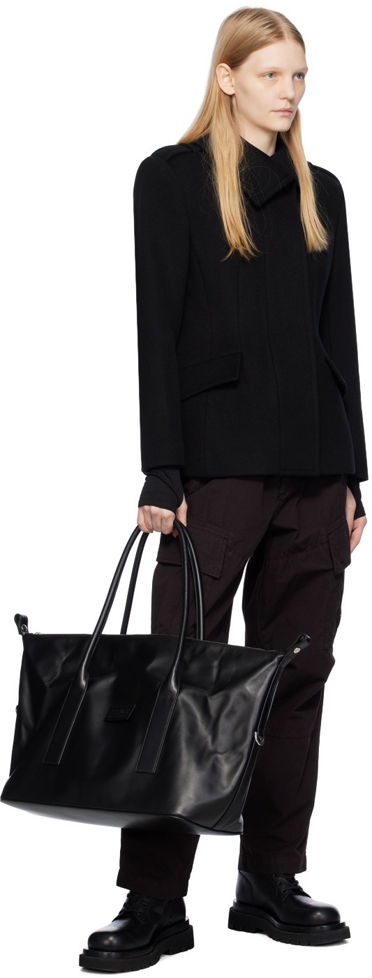 Mackage Long-sleeved Pocket Casual Jacket In Black