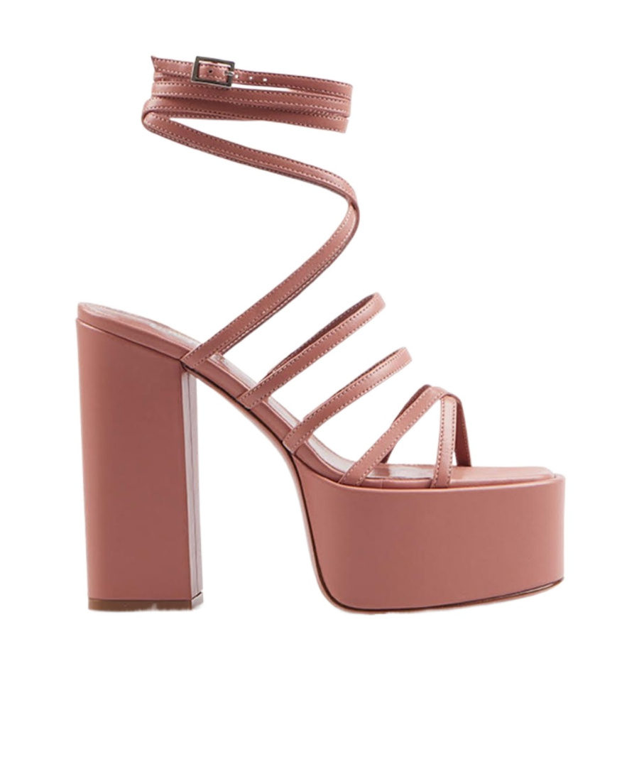 Paris Texas Strap-detail Platform-sole Sandals In Pink
